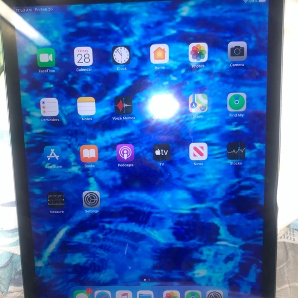 iPad with case